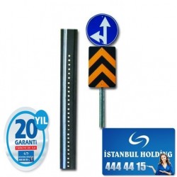 2 metre yüksekliğinde 3mm kalınlığında omega direği